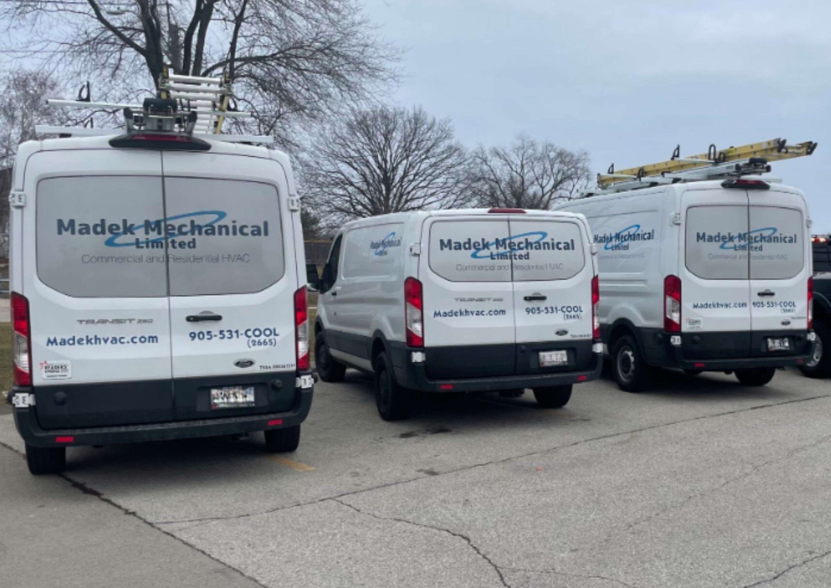 Madek Mechanical service vans